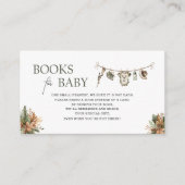 Babyduschbücher für Kleinjäger in Aquarellen Begleitkarte (Vorderseite)