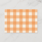 Babyduschbücher für Kleinkinder Visitenkarte (Rückseite)