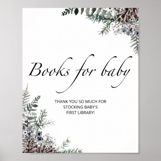 Babyduschbücher für Säuglinge Poster (Vorne)