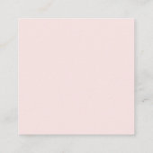 Babyduschbücher mit Blush Pink Begleitkarte (Rückseite)