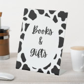 Babyduschbücher und Geschenke für Heilige Kuh Schi Sockelschild (In SItu)