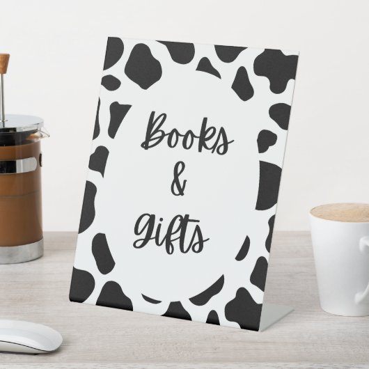 Babyduschbücher und Geschenke für Heilige Kuh Schi Sockelschild (In SItu)