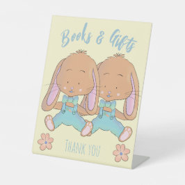 Babyduschbücher und Geschenke für Wasserfarben Sockelschild