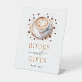 Babyduschbücher und Geschenke Unterschrift Sockelschild (Vorderseite)