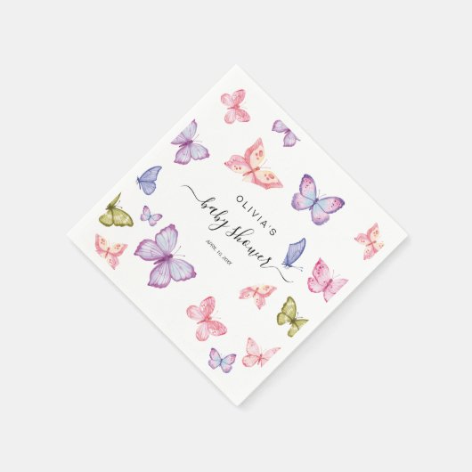 Babyduschdekor Serviette (Ecke)