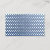 Babyduschdusche Blauer Elephant Begleitkarte (Rückseite)