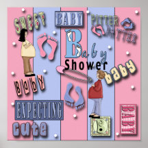 Babydusche 1Poster Print