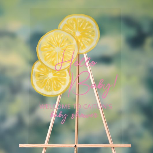 Babydusche Akryllische Zeichen Acrylschild (Neutral)