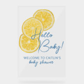 Babydusche Akryllische Zeichen Acrylschild (Vorderseite)