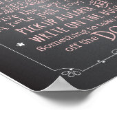 Babydusche-Aktivitätszeichen der Kopfzeile Poster (Ecke)