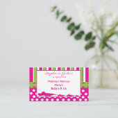 Babydusche Alligatorkarte Begleitkarte (Stehend Vorderseite)