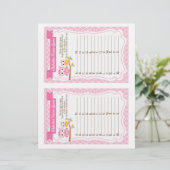 Babydusche Alphabet Name Game (Stehend Vorderseite)