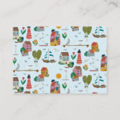 Babydusche am Küstenort Buchungsanfrage Begleitkarte (Rückseite)