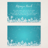 Babydusche Anfrage Türkisschneeflocken (Vorne & Hinten)