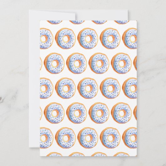 Babydusche Ankündigung (Rückseite)