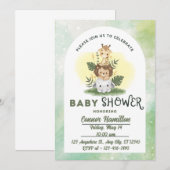 Babydusche Ansammlung Einladung (Vorne/Hinten)