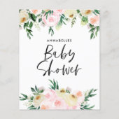 Babydusche Aquarell (Rückseite)