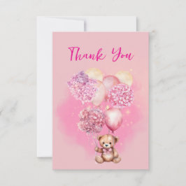 Babydusche, auf die wir warten können dankeskarte