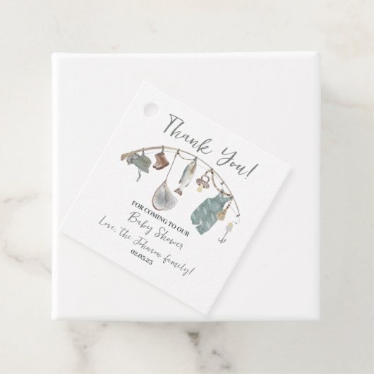 Babydusche Aufgeregt Geschenkanhänger (Beispiel)