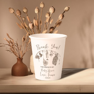 Babydusche Aufgeregt Pappbecher