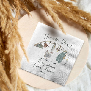 Babydusche Aufgeregt Serviette