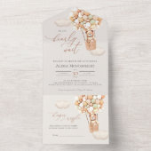 Babydusche aus Bärenblasen in einer Einladung (Innen Boden)