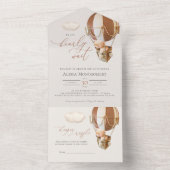 Babydusche aus Bärenblasen in einer Einladung (Innen Boden)