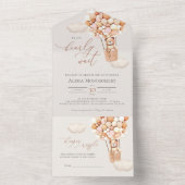 Babydusche aus Bärenblasen in einer Einladung (Innen Boden)