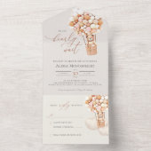 Babydusche aus Bärenblasen in einer Einladung (Innen Boden)