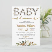 Babydusche aus Baumwolle Einladung (Stehend Vorderseite)