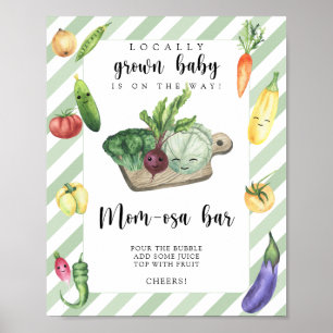 Babydusche aus der Region, Momosa Bar Poster