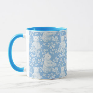 Babydusche aus französischem Toile Tasse
