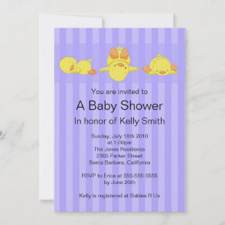 Babydusche aus Gelbente Einladung