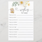 Babydusche aus Honey Bear für Babykarten (Vorderseite)