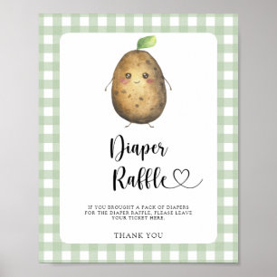 Babydusche aus Kartoffeln - Windelraffinerie Poster