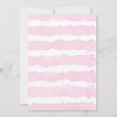 Babydusche aus Lama und Kakteen Einladung (Rückseite)