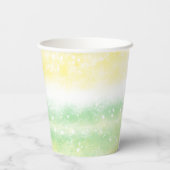 Babydusche aus Llama und Teddy Bear Pappbecher (Rückseite)