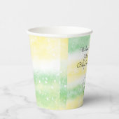 Babydusche aus Llama und Teddy Bear Pappbecher (Rechts)