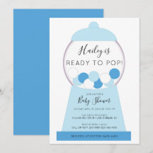 Babydusche aus neuem Boy Blue Gumball