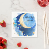 Babydusche aus Sternen und Mond Serviette (Beispiel)