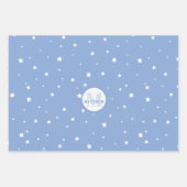 Babydusche Baby Boy Wrapping Paper  Geschenkpapier Set (Vorderseite 3)