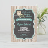 Babydusche, Baby-Dusche Einladung (Stehend Vorderseite)