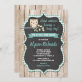 Babydusche, Baby-Dusche Einladung (Vorne/Hinten)