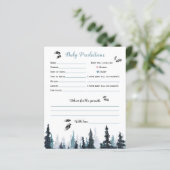 Babydusche Baby Vorhersagen rustikale Abenteuer Th (Stehend Vorderseite)