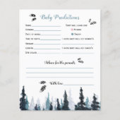 Babydusche Baby Vorhersagen rustikale Abenteuer Th (Vorderseite)