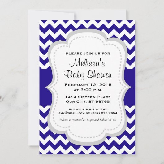 Babydusche, Babysprinke, individuelle Einladung (Vorderseite)