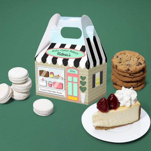 Babydusche Bakery Favor Box Geschenkschachtel