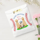 Babydusche Baseball 2 Labradore und Baby Geschenktütchen (Versiegelt)