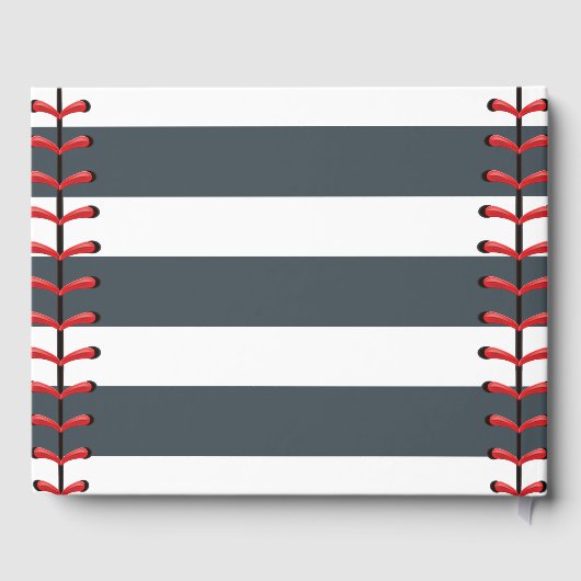 Babydusche Baseball Gästebuch (Rückseite)