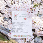 Babydusche beendet die Kinderzimmer-Rhymes-Spielka Einladung